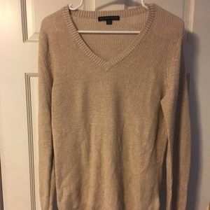 Brooks Brothers Tan V-Neck Sweater